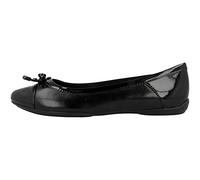 Geox Femme D Charlene C Ballerines, Black, 36 EU