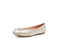 Geox Femme D Charlene C Ballerines Plates, Lt Gold, 37 EU