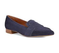 Geox Femme D Charyssa Ballet Flat, Bleu Marine, 36 EU