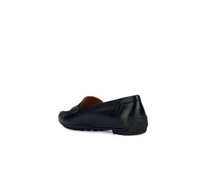 Geox Femme D Cosmopolis + Grip Moccasin, Schwarz, 36 EU
