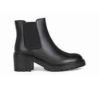 Geox Femme D Damiana G Bottines, Black, 37 EU