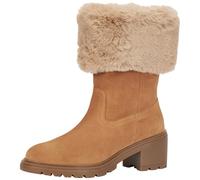 Geox Femme D Damiana Genou Haute Botte, Toffee/Beige, 38.5 EU