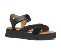 Geox Femme D DANDRA 40 B Sandale, Black, 38 EU