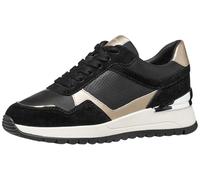 Geox Femme D Desya A Basket, Black Lt Gold, 39 EU