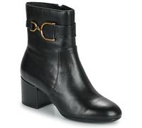 Geox Femme D Eleana B Bottes de Cheville, Noir, 36.5 EU