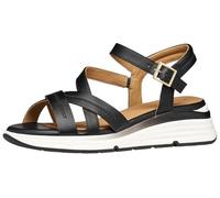 Geox Femme D Elowynne A Sandales compensées, Noir, 40 EU