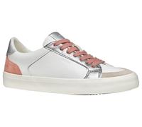 Geox Femme D EMMELENY E Basket, White/DK Skin, 39 EU