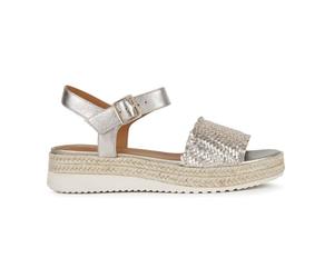 Geox Femme D EOLIE F Sandales compensées, Bronze, 40 EU