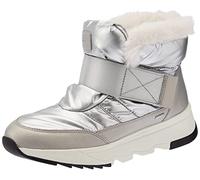 Geox Femme D Falena B Abx A Bottines, Silver/Lt Grey, 40 EU
