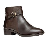 Geox Women's D Felicity A Ankle Boot, Marron foncé, 37 EU