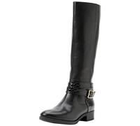 Geox Femme D Felicity Bottes Hautes au Genou, Noir, 38 EU