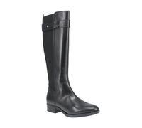 Geox Femme D Felicity Bottes Hautes au Genou, Noir, 38 EU