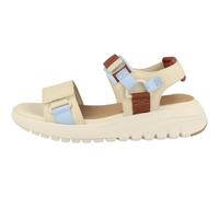 Geox Femme D Flextride S C Sandale cale, Papyrus Crystal, 40 EU