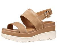 Geox Femme D Gardenia A Sandales compensées, Beige, 36.5 EU