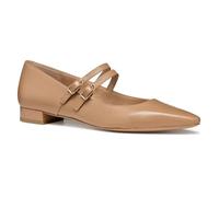 Geox Femme D GISELDA15 C Ballerines Plates, Beige, 39.5 EU