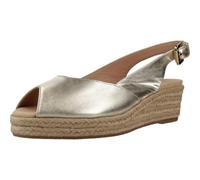 Geox Femme D IBERIDE A Sandale compensée, Lt Gold, 38 EU
