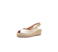 Geox Femme D IBERIDE A Sandale compensée, Lt Gold, 39 EU