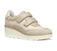Geox Femme D ILDE A Basket, Papyrus/Lt Taupe, 37 EU