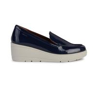 Geox Femme D Ilde B Mocassins, Bleu Marine, 39 EU