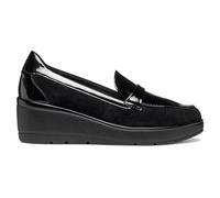 Geox Femme D Ilde Moccasin, Noir, 38 EU