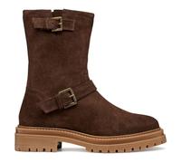Geox Femme D Iridea Bottines à la Cheville, Marron foncé, 35 EU