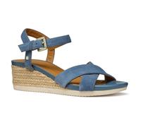 Geox Femme D Ischia Corda B Sandale compensée, Avio, 39.5 EU