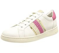 Geox Femme D Jaysen C Sneakers, White/Fuchsia, 37 EU