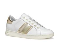 Geox Femme D Jaysen E Basket, White/Lt Gold, 37 EU