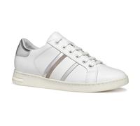 Geox Femme D Jaysen E Basket, White/Silver, 39 EU