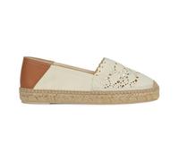 Geox Femme D LAMPEDUSA D Sandale compensée Espadrille, Lt Taupe, 35 EU