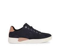 Geox Femme D Lauressa B Sneakers, Dk Jeans/Dk Rose, 38 EU