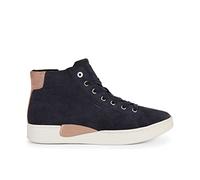 Geox Femme D Lauressa C Sneakers, Dk Jeans/Dk Rose, 36 EU