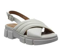 Geox Femme D Lisbona Sandal, Ecru, 39.5 EU
