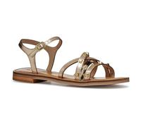 Geox Femme D MADDALUSIAC D Sandale à glissière, Lt Gold, 35 EU
