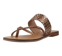Geox Femme D Maddalusiac G Sandales Plates, Camel Bronze, 39.5 EU