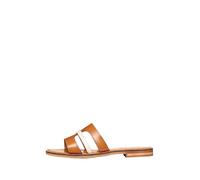 Geox Femme D Maddalusiac P Sandales Plates, Camel Papyrus, 37 EU