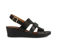 Geox Femme D Marykarmen B Sandales compensées, Noir, 39 EU