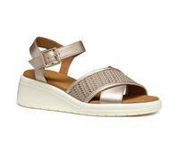 Geox Sandale compensée D MELICONIA G Femme Champagne/Skin 37 EU