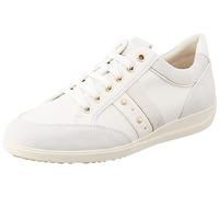 Geox Femme D Myria B Sneakers, Off White, 41 EU