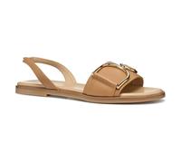 Geox Femme D NAILEEN A Sandale à glissière, Beige, 35 EU