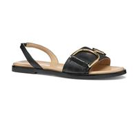Geox Femme D NAILEEN A Sandale à glissière, Black, 41 EU