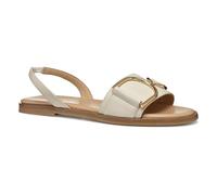 Geox Femme D NAILEEN A Sandale à glissière, Papyrus, 39.5 EU