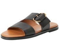 Geox Femme D Naileen A Sandales Plates, Noir, 38 EU