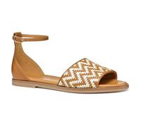 Geox Femme D NAILEEN C Sandale à glissière, Camel/Papyrus, 38.5 EU