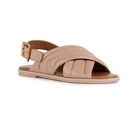 Geox Femme D Naileen Sandales Plates, Nude, 38 EU