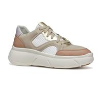Geox Femme D Nebula 2.0 X B Basket, White/Nude, 37 EU