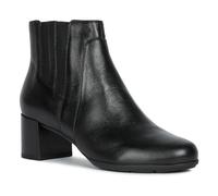 Geox Femme D New Annya Mid B Bottines, Black, 36.5 EU