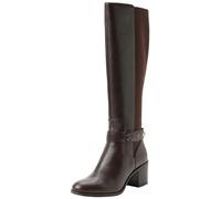 Geox Femme D New Asheel Bottes Hautes au Genou, café, 38 EU