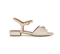 Geox Femme D New Eraklia 15 Sandales Plates, Lt Sand, 38.5 EU