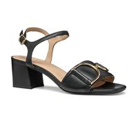 Geox Femme D New ERAKLIA 50 B Sandale à Talons, Black, 36 EU